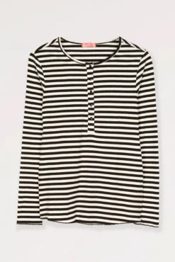 Camiseta Lactancia Canalé A Rayas