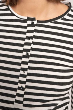 Camiseta Lactancia Canalé A Rayas