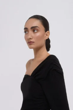 Camiseta lurex frunces