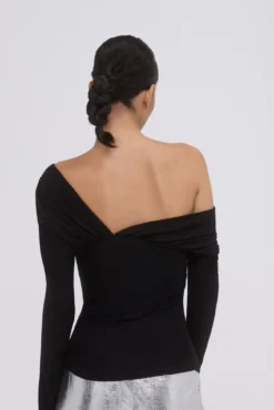 Camiseta lurex frunces