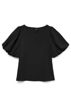 Camiseta manga abullonada