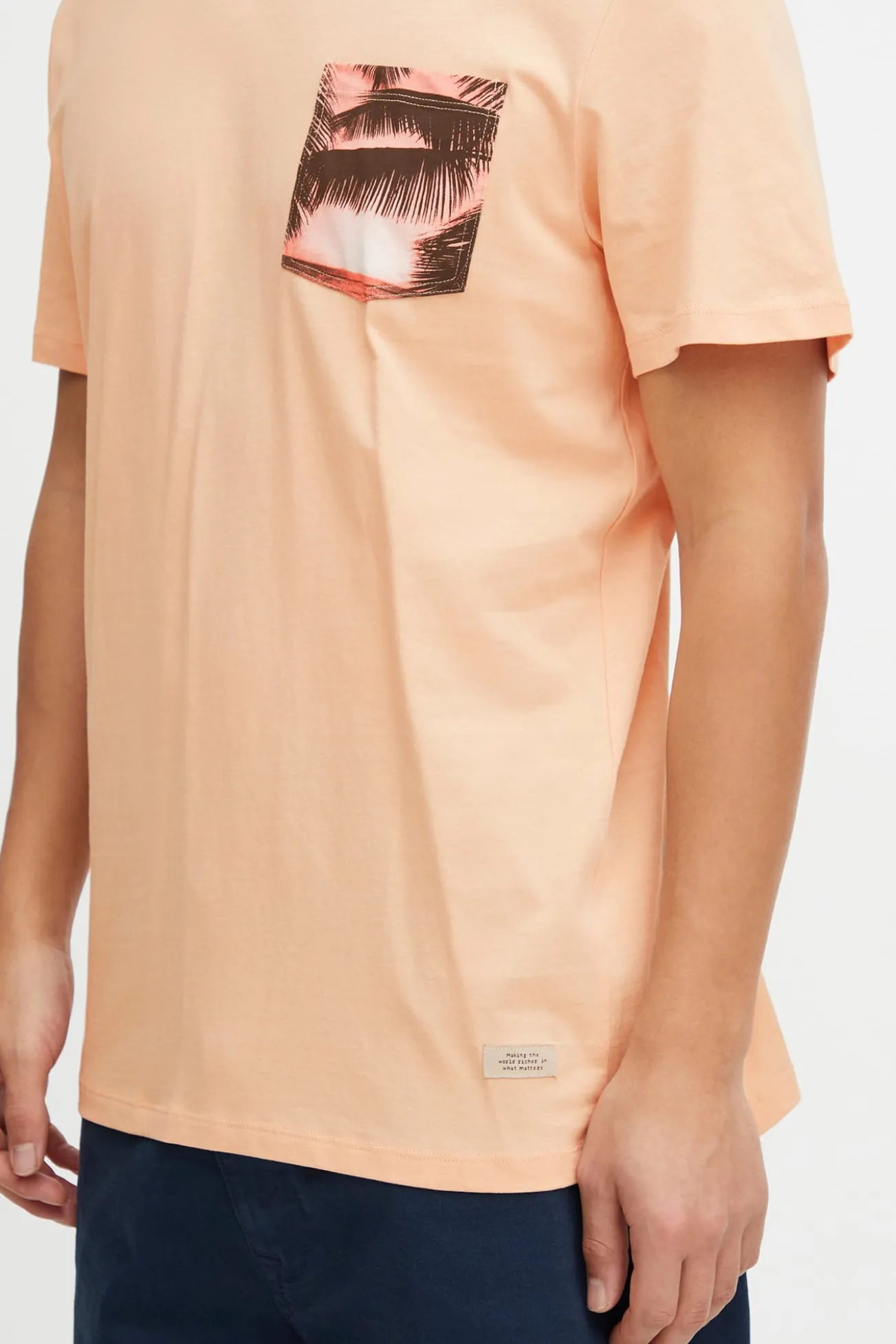 Camiseta Manga Corta - Bolsillo Estampado