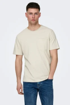 Camiseta manga corta bolsillo