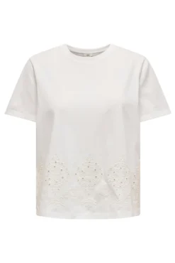 Camiseta manga corta bordada