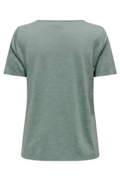 Camiseta manga corta encaje