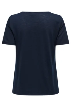 Camiseta manga corta encaje