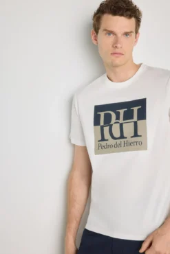 Camiseta manga corta estampada