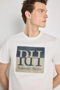 Camiseta manga corta estampada