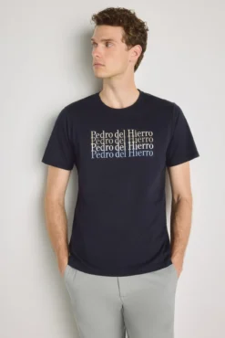 Camiseta manga corta estampada