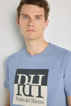 Camiseta manga corta estampada