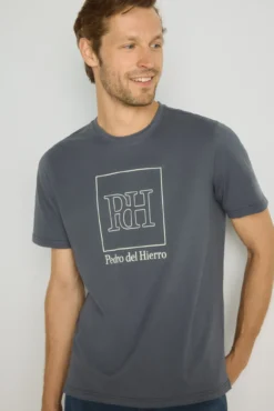 Camiseta manga corta estampada