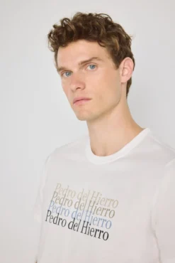 Camiseta manga corta estampada