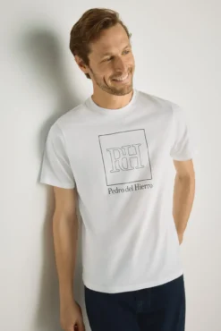Camiseta manga corta estampada