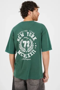 Camiseta manga corta estampada