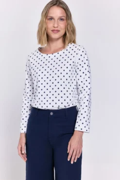 Camiseta manga francesa de algodon