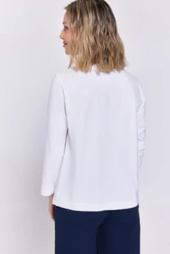 Camiseta manga francesa de algodon
