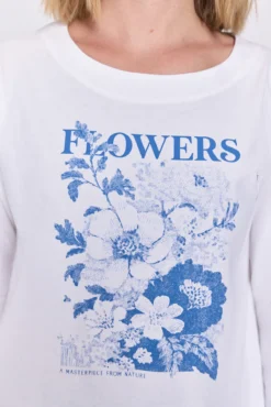 Camiseta manga francesa de algodon