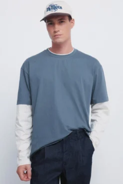 Camiseta manga larga doble