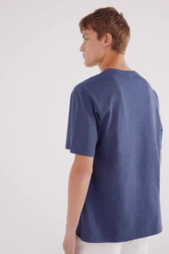 Camiseta microraya tejida