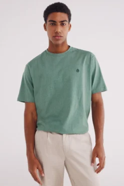 Camiseta microraya tejida