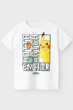 Camiseta Pokemon niño de algodón