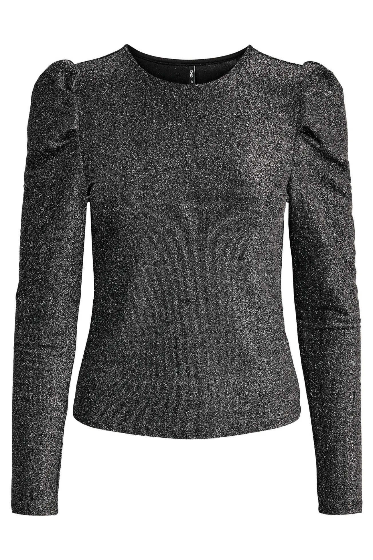 Camiseta premamá de mangas abullonadas purpurina