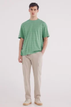 Camiseta raya piqué