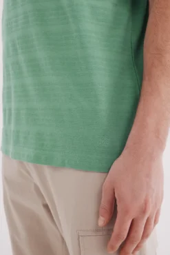 Camiseta raya piqué