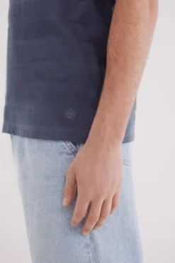 Camiseta raya piqué