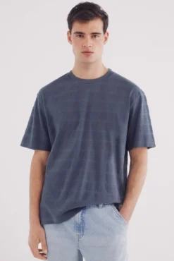Camiseta raya piqué