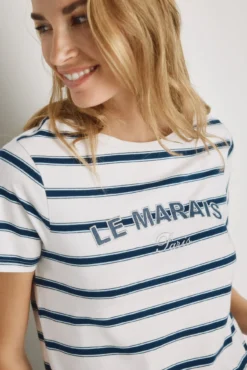Camiseta rayas manga corta