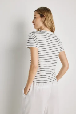 Camiseta rayas manga corta