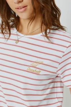Camiseta rayas manga corta