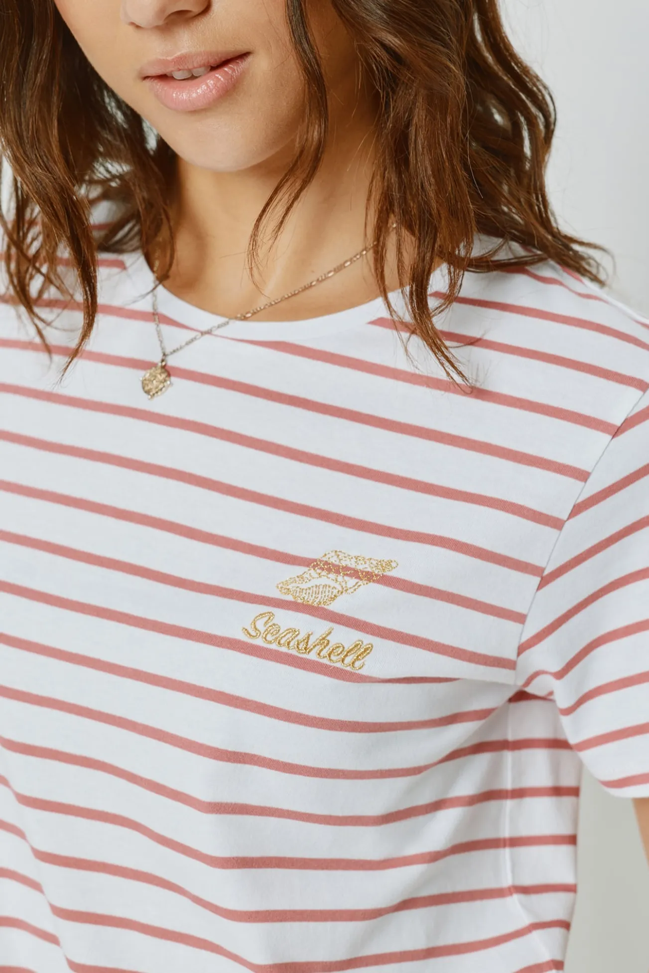 Camiseta rayas manga corta