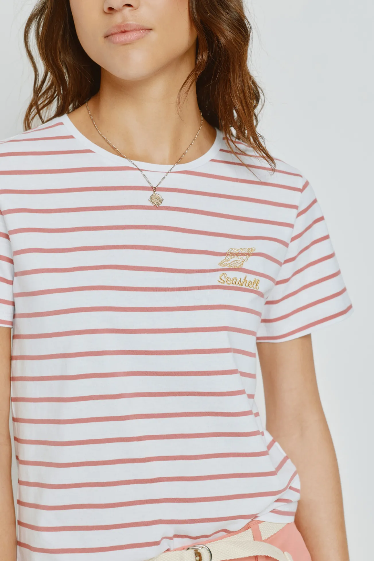 Camiseta rayas manga corta