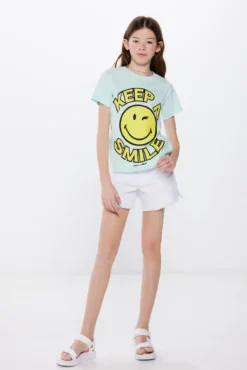 Camiseta Smiley niña