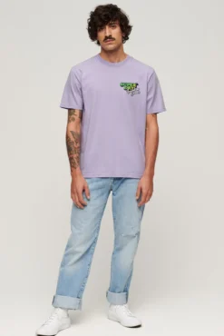 Camiseta suelta Neon Travel
