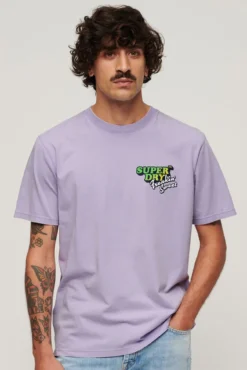 Camiseta suelta Neon Travel
