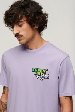 Camiseta suelta Neon Travel