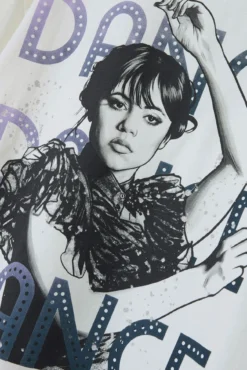 Camiseta Wednesday niña