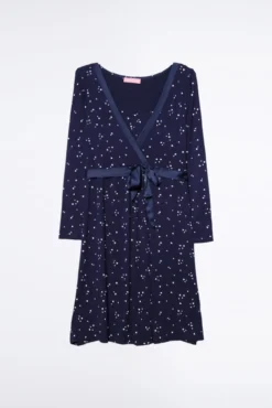 Camisón lactancia m/l estampado copos