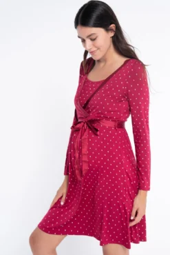 Camisón lactancia m/l estampado corbater