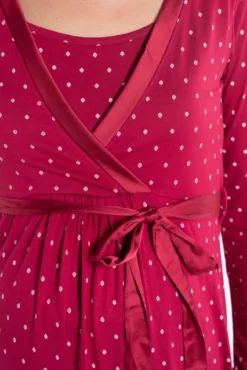 Camisón lactancia m/l estampado corbater