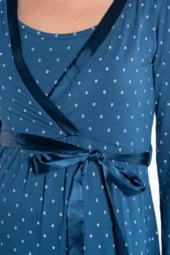 Camisón lactancia m/l estampado corbater