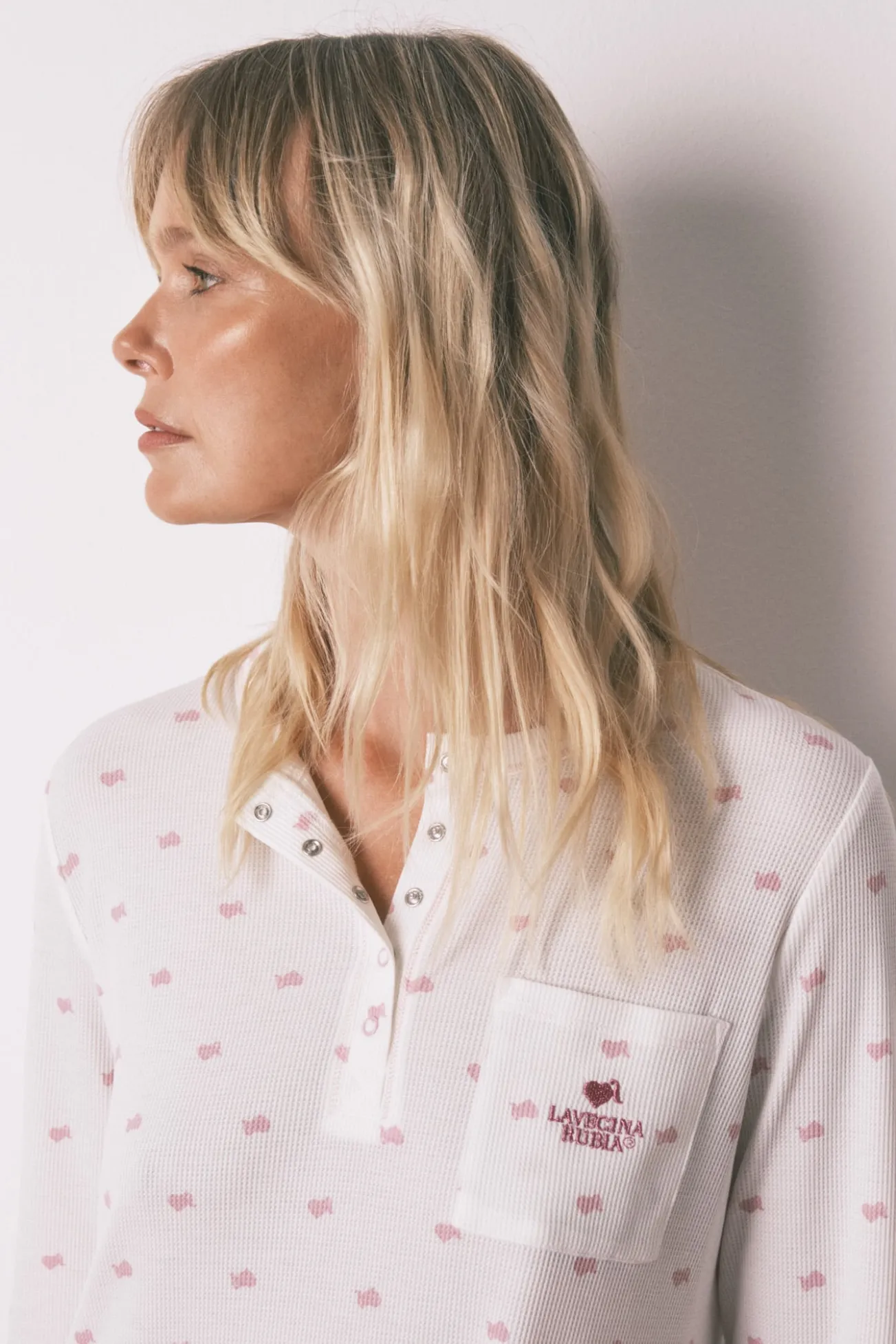 Camisón La Vecina Rubia tejido Waffle