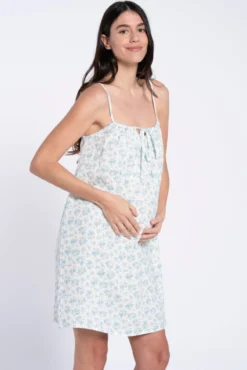Camisón premamá en plumetti