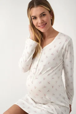 Camisola maternal manga larga