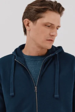 Cardigan con capucha