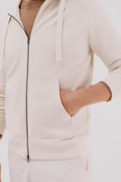 Cardigan con capucha