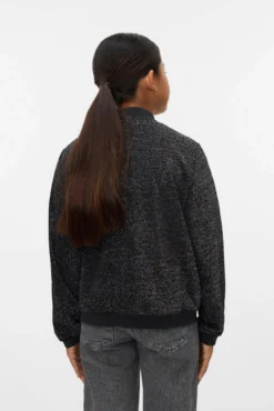 Cazadora bomber brillo